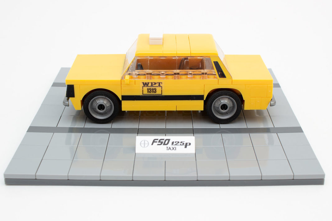 Der fertige FSO 125p in der Taxi-Variante