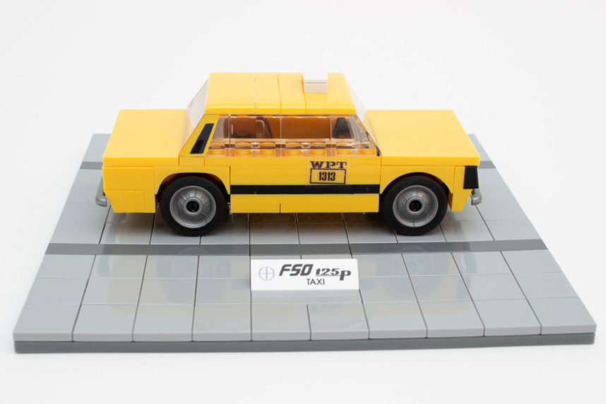 Der fertige FSO 125p in der Taxi-Variante