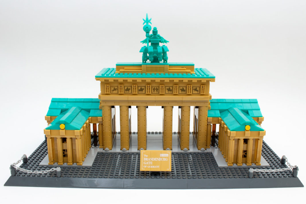 Das fertige Brandenburger Tor von Wange