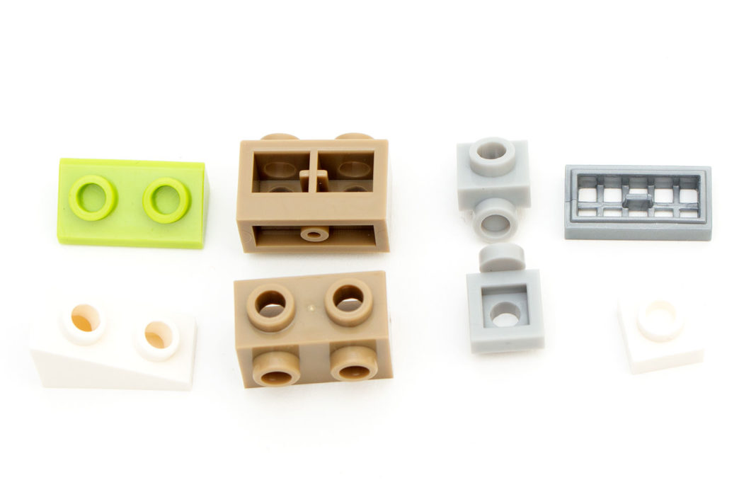 Teile mit gleicher Funktion wie bei Lego, aber anderem Erscheinungsbild