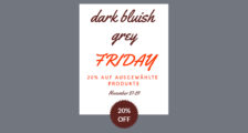 Die Klemme mit „Dark Bluish Grey Friday Sale“