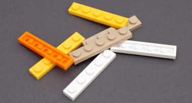 Lego gibt Geschmacksmusterschutz für 1 × 5 Plate und ein weiteres Design auf