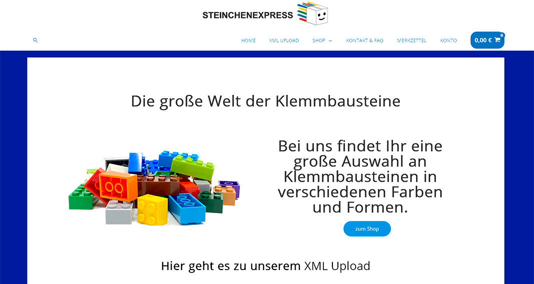 Steinchenexpress erweitert Online-Shop um XML-Funktion