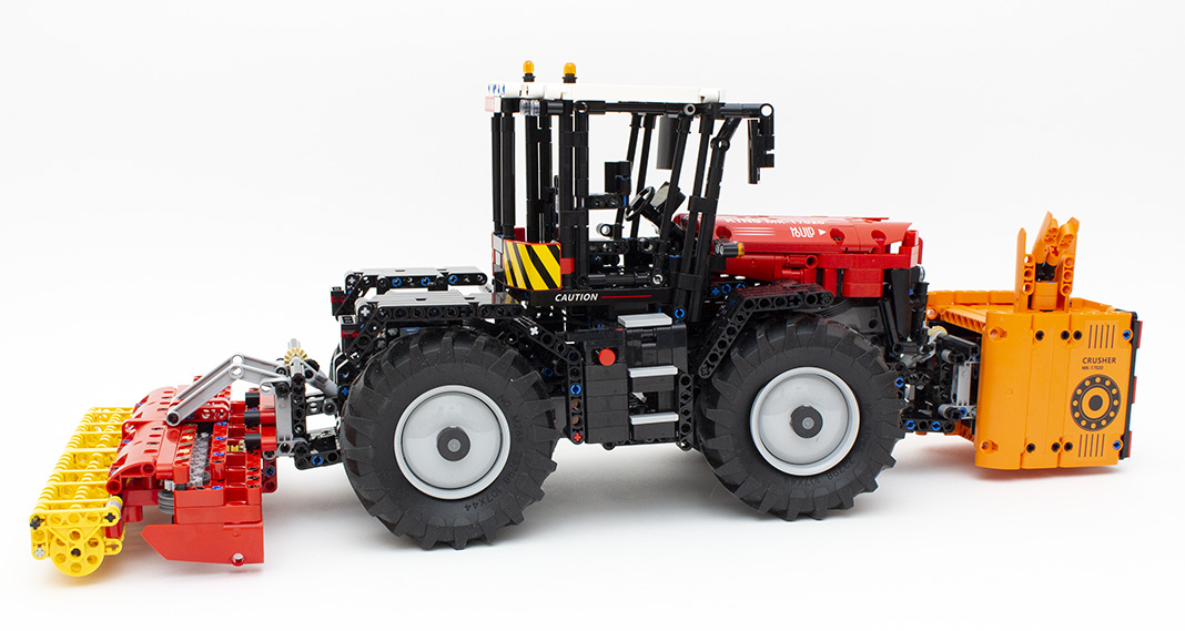 Mould King 17020 - Traktor in Rot im Review