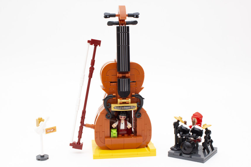 Das fertige Modell des Instrumentenshop Violine