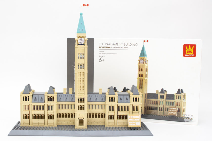 Das fertige Parlamentsgebäude von Ottawa