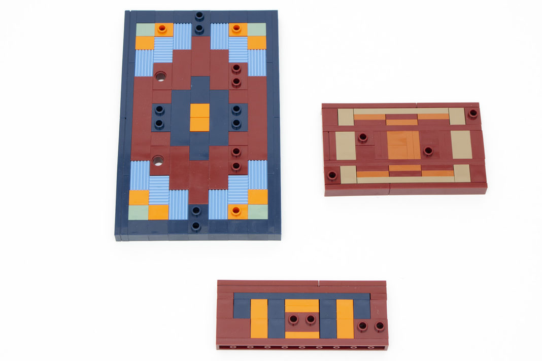 Die Teppiche wurden aus dem Origina-Set von Lego übernommen