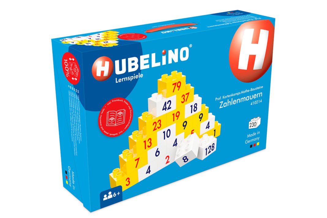 Das Mathematik-Lernspiel „Zahlenmauern“ von Hubelino ist ab sofort erhältlich