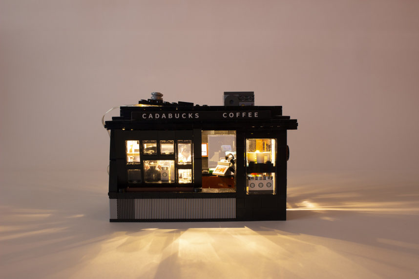Das fertige Coffee House mit Beleuchtung