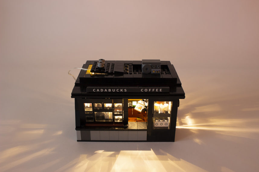 Das fertige Coffee House mit Beleuchtung