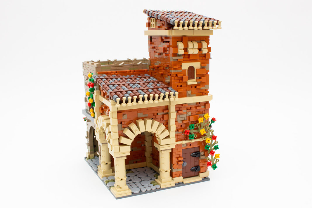 Das fertige Modell des venezianischen Stadthaus