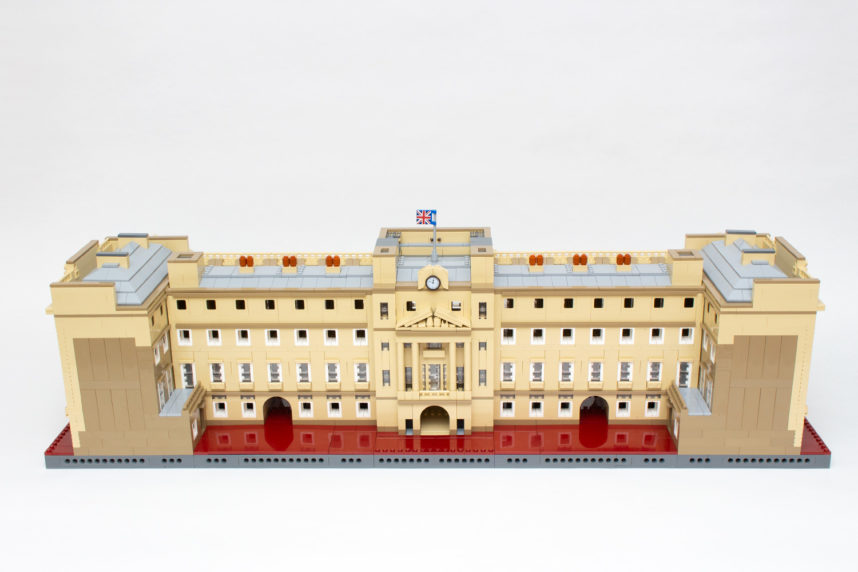 Die Rückseite des fertigen Buckingham Palastes von CaDA