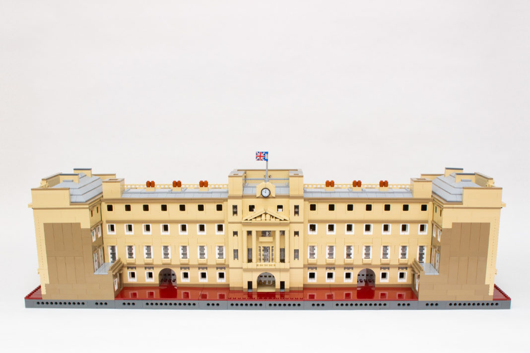 Der fertige Buckingham Palast von CaDA von hinten