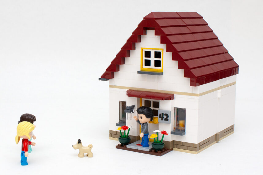 Das fertige Tiny-House von Kiddicraft