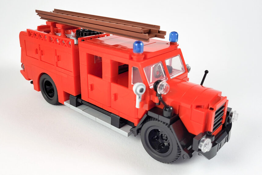 Der klassische Feuerwehr Einsatzwagen von BlueBrixx