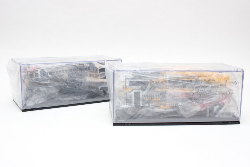 Beide Sets kommen wie gewohnt verpackt beim Baumeister an