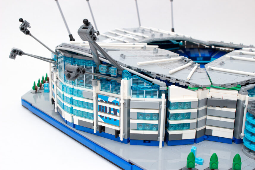 Die Rundung des Daches wird gut umgesetzt, die Glasdecke kann man erahnen